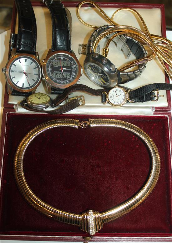 Costume jewellery & watches